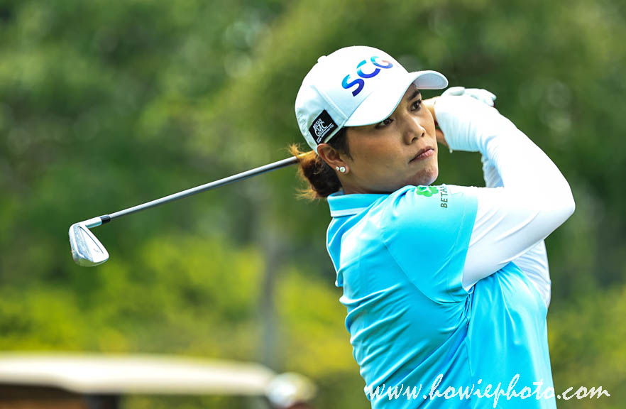 2 March 2026 Ariya Jutanugarn of Thailand tees off on the 3rd hole during Lexus Cup Asia 2026 Singapore after the HSBC Women's World Championship 2026 at Sentosa Golf Club, Singapore