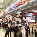 Changi Airport China TV Promotion shoot w Celebrity Qi Wei and Lee SeungHyun