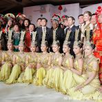 26 Feb 2010 President S.R. Nathan poses for photos with VIPs and performers at OUE CNY Chairty Gala 2010