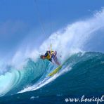 19 Sept 2011 Kitesurfer wave action in Sumbawa Indonesia