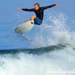19 Sept 2011 Surfer aerial wave action in Sumbawa Indonesia