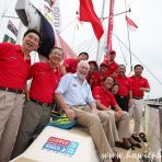 28 Jan 2012 DPM Teo Chee Hean and Race Founder Sir Robin Knox-Johnston at Clipper 2011-12 Round the World Yacht Race Singapore Stopover