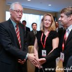 9 Feb 2014 - ESM Goh Chok Tong interacts with guests at Singapore Airshow Aviation Leadership Summit