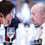 10 Feb 2014 - SMS Josephine Teo interacts with guest at Singapore Airshow Aviation Leadership Summit