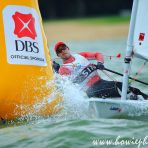 9 June 2015 Colin Cheng of Singapore in Laser Standard Sailing action at 28th SEA Games Singapore 2015