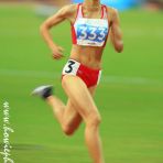11 June 2015 Đỗ Thị Thảo of Vietnam on her way of winning the Women's 1500m at 28th SEA Games Singapore 2015