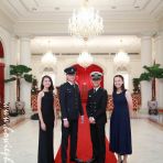 14 Aug 2015 - Awardees pose for photos at PSC President's Scholarship Award Ceremony at Istana