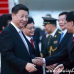 6 Nov 2015 Chinese President Xi Jinping arrives at Singapore Changi Airport for official state visit