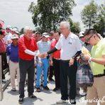2 Oct 2016 ESM Goh Chok Tong interacts with guests at Chua Chu Kang Charity Golf Tournament 2016