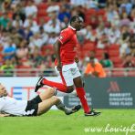 2 Nov 2016 Emile Heskey of England in action during the Masters of Football’s Battle of Europe 2016 Singapore
