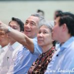 30 June 2017 - PM Lee Hsien Loong and Ms Lee at CAG Changi Airport T4 Ministerial Preview