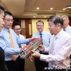 17 Dec 2018 Minister Khaw Boon Wan at LTA MLUW for NEL Trains Signing Ceremony