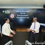 11 Jan 2019 SMS Janil Puthucheary at LTA-RP Rail Operations Management Lab Opening
