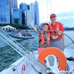 16 March 2019 PM Lee Hsien Loong & Mrs Lee sail on Singapore Sailing's SM40 at Marina Bay..... as published in PM's FB on 17 March 2019