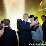 18 Oct 2019 PM Lee Hsien Loong takes wefie with JJ Lin at the Official Opening of Jewel Changi Airport