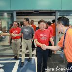 11 Jan 2020 Minister Khaw Boon Wan and Minister Ong Ye Kung arrive at LTA Thomson-East Coast Line 1 Open House