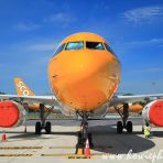 21 May 2020 CAAS staff checking grounded aircraft parked at Singapore Changi Airport's airside
