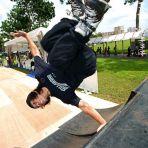 27 April 2007 In-Line Skating action at Xtreme Singapore Circuit 2007..... as published in TODAY newspaper 28 April 2007 issue