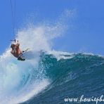 5 Sept 2007 Pro Kitesurfer Reo Steven rips in Sumbawa Indonesia..... published as DPS in American KITEBOARDING magazine Jan 2008 issue