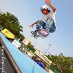 6 Oct 2007 Muhammad Firdaus in Skateboarding action at Xtreme Singapore Circuit 2007..... as published in TODAY newspaper 7 Oct 2007 issue