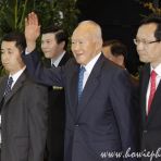 1 July 2009 MM Lee Kuan Yew arrives at Official Launch of new CAAS & CAG
