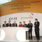 1 July 2009 MM Lee Kuan Yew and VIPs at Official Launch of new CAAS & CAG