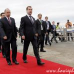 14 Nov 2009 Russian President Dmitry Medvedev arrives at Singapore Changi Airport for APEC Singapore 2009