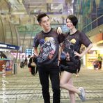 Changi Airport China TV Promotion shoot w Celebrity Qi Wei and Lee SeungHyun 9878