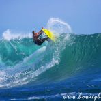 8 Aug 2006 Pro Kitesurfer Jeff Tobias wave action in Sumbawa Indonesia..... published as cover of ACTION ASIA magazine July 2007 issue